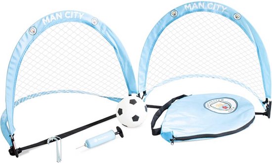 Manchester City - pop-up voetbaldoel - 54x44x44 centimeter