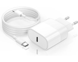 30W USB C Snellader - 2 Meter - Oplaadstekker - Geschikt voor Apple Lightning (iPhone & iPad)