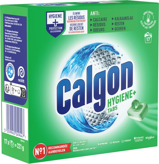 Calgon 17 tablettes Hygiène Plus (Calgon, 221g)