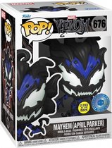 Funko Pop! Marvel Venom Mayhem (April Parker) Glows in the Dark Pop in a box exclusive #676