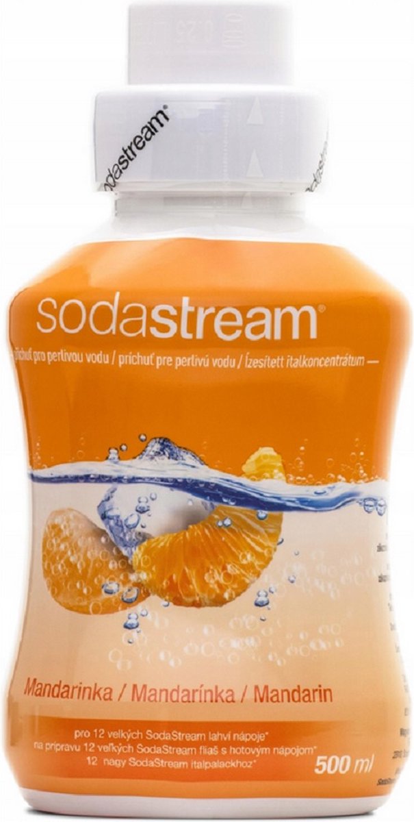 SodaStream Siroop Mandarijn Smaak 500 ml - goed voor 12 liter bruisende  drank | bol.com