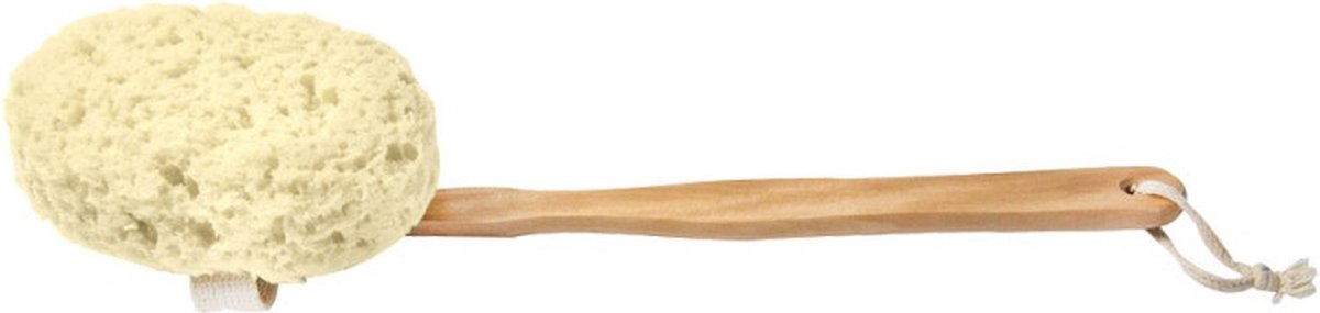 Badspons op houten steel 45cm 6036