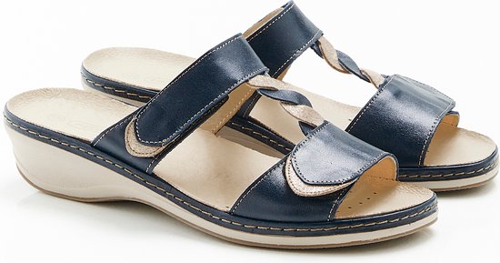 Damart - Mule, ouvre entièrement Piedical® - Femme - Blauw - 37