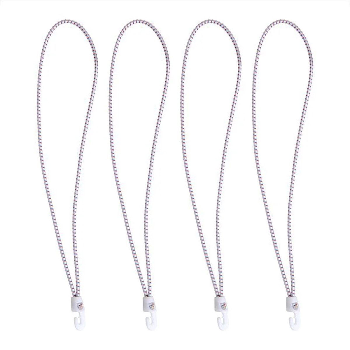 ProPlus Zeilbinder met Nylonhaken - 35 cm - Wit - 4 stuks