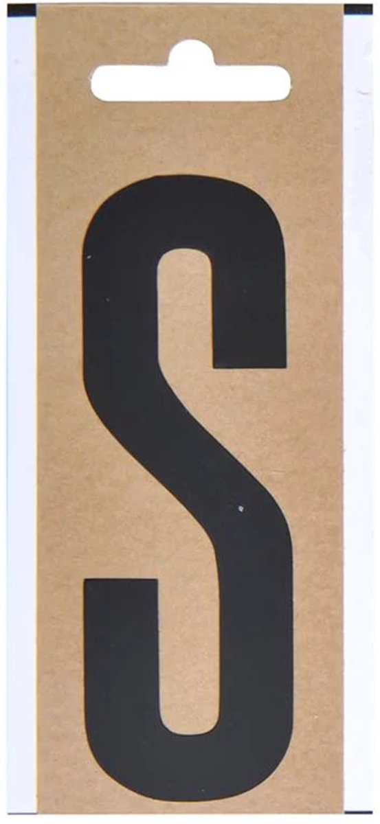 ProPlus Letter Etiket / Sticker "S" - Hoogte 10 cm