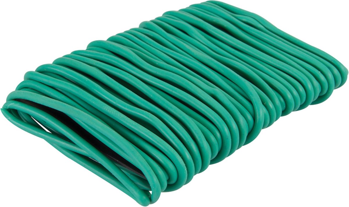 Silverline Plantenbinddraad - gecoat metaal - voor binden en ondersteunen - 2,5 mm x 8 m - vorstbestendig - tuin, kas en huis