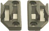 Vastzetplaat (ZWART) set a 2 stuks