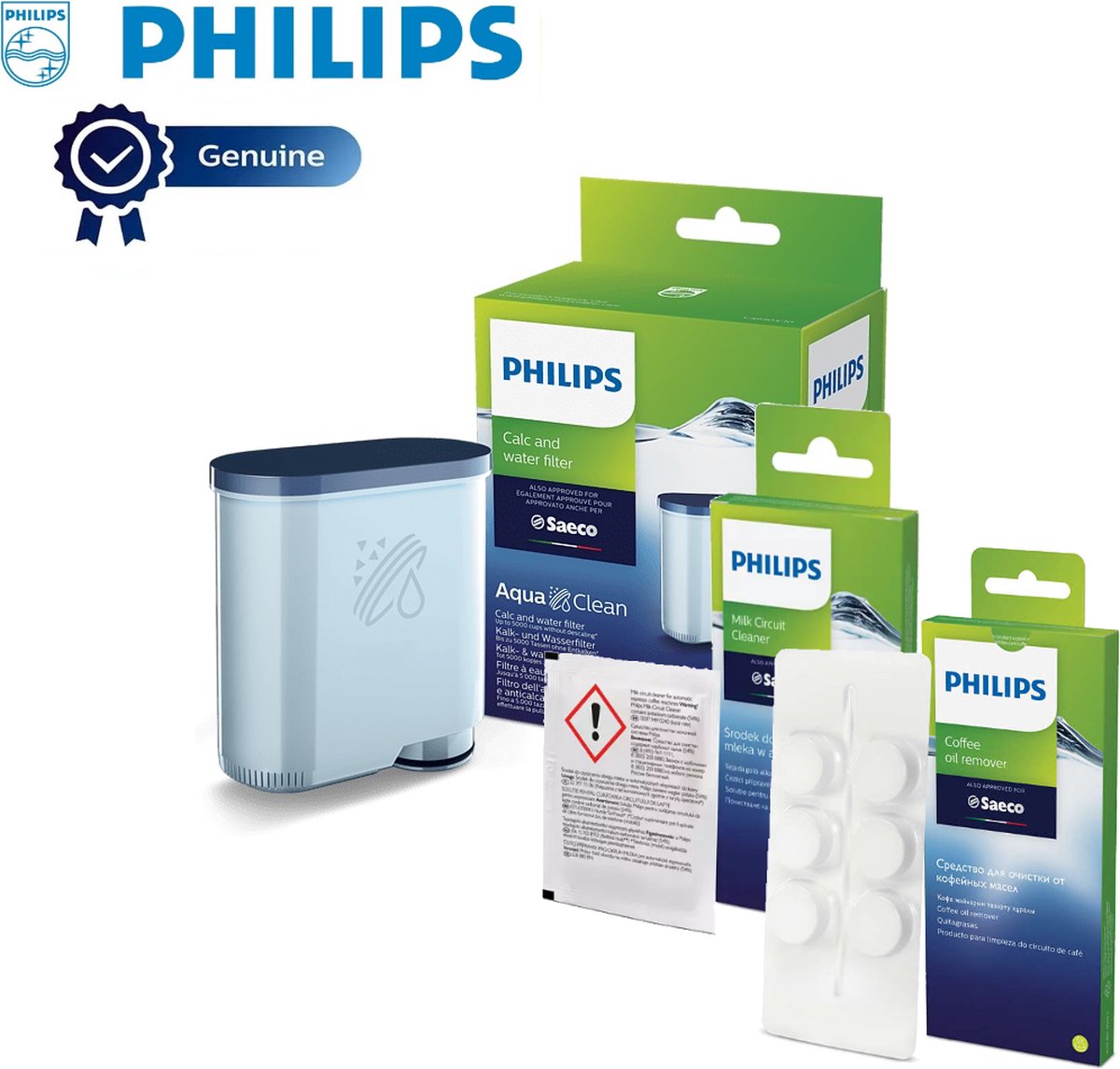 Philips Aquaclean ontvettingstabletten en Melkcircuit