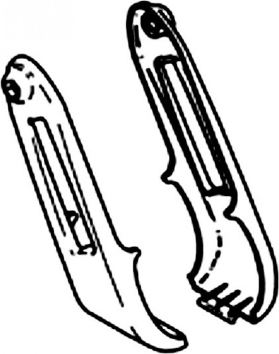 Thule Elite G2 hinge covers black (1l+1r)