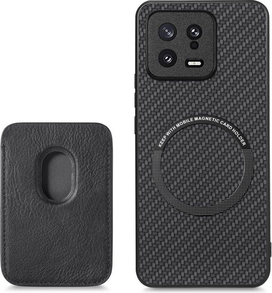 Motorola Razr 60 Ultra FlexCard Carbon Fiber Style Hoesje met kaartsleuven