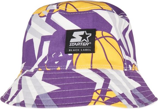 Starter Black Label - Reversible Airball Bucket hat / Vissershoed - Wit