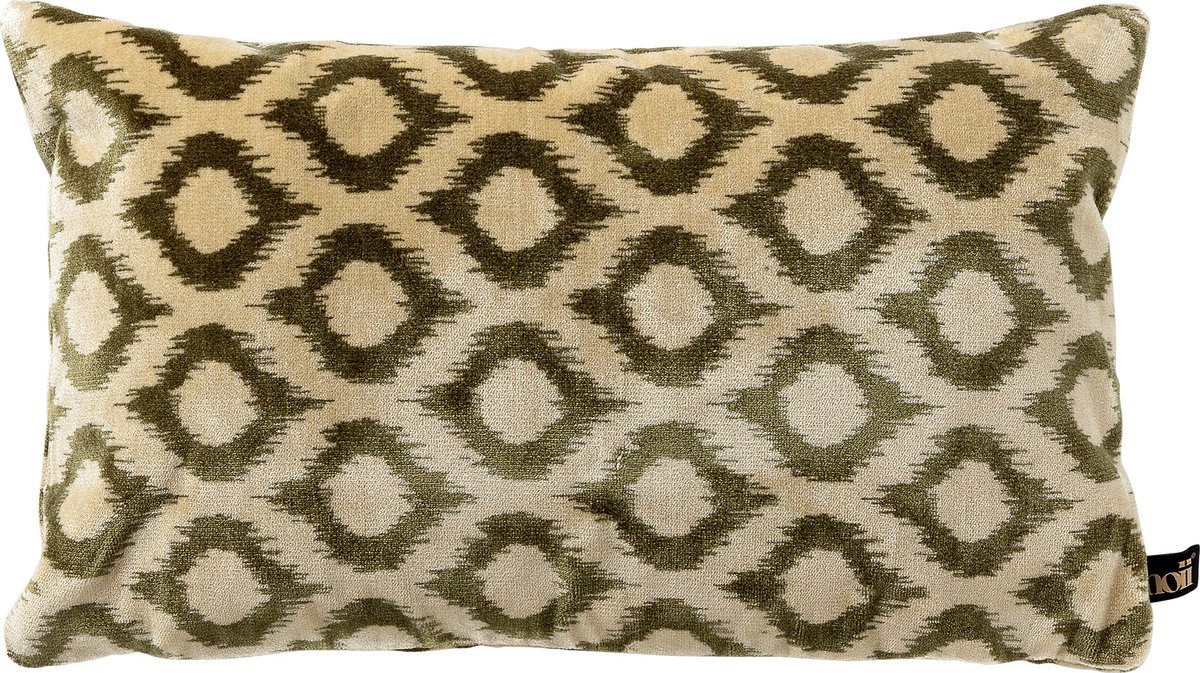 Hoii LEONARDO | sierkussen 30x50 cm | Military Olive | groen | multicolor | Hoii | met duurzame kussenvulling Olijfgroen