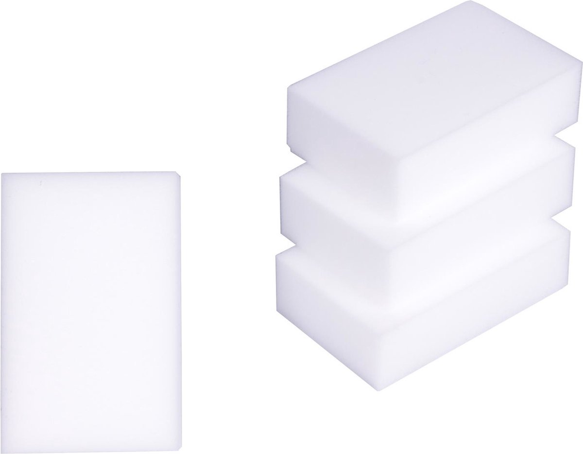 Goedkoopste Benson Magische wonderspons - krachtig, herbruikbaar, 9,5 x 6 cm - 4 stuks