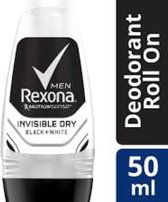 Rexona Deo Roll-on Men – Invisible Black & White 50 ml