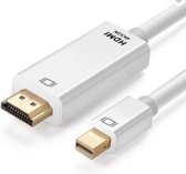 Techvavo® Mini DisplayPort naar HDMI Kabel - Thunderbolt naar HDMI Kabel - HDMI Kabel - 4K 30Hz Ultra HD - 1.8 meter