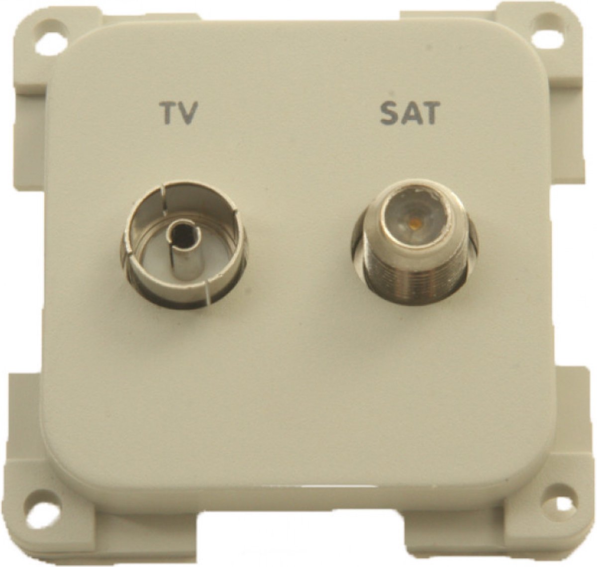 Presto Contactdoos TV + SAT Inbouw S-10.000 Grijs