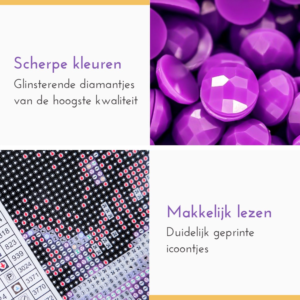 Lienz® Diamond Painting volwassenen 40x50cm – Rond – Vrouw – Bloemen – Vlinders – Pakket Volwassenen — afbeelding 13