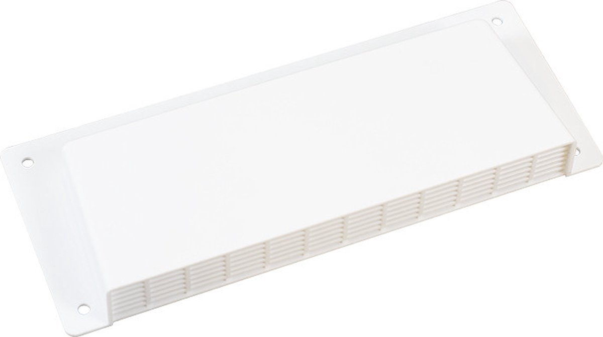 Ventilatierooster Wit opbouw 21x8.5cm