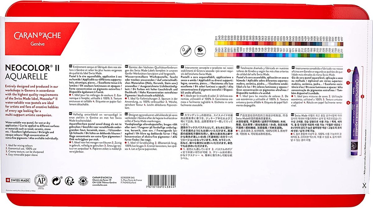 Caran d Ache Neocolor II aquarel waspastel - 010 Yellow - Arts and Caran d Ache Neocolor II aquarel waspastel - 010 Yellow - Arts and