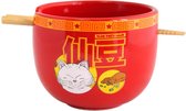 DRAGON BALL - Ramen Bowl with Chopstick 470ml - Red Cat