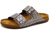 Rohde Dames Slipper - 5862-90 Grijs/Zilver - Maat 39