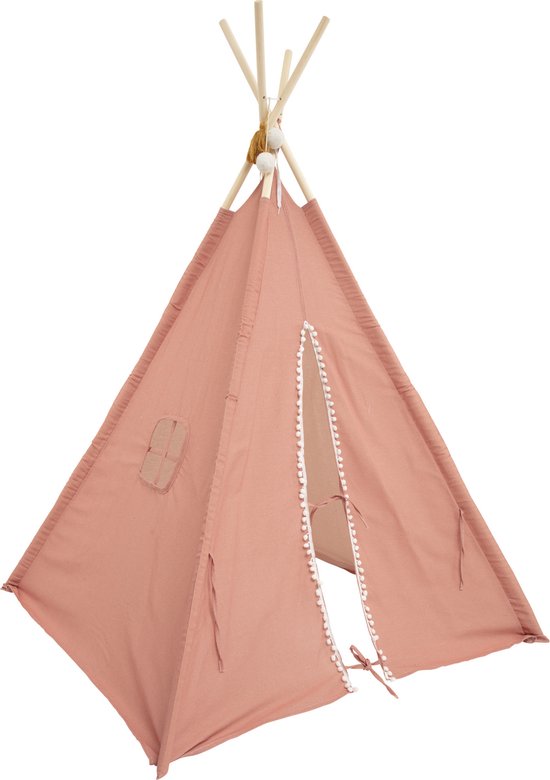 SUNNY Alba Tente Tipi pour Enfants en Gris | Tente de Jeu avec Tapis pour  l'intérieur / chambre | 120x120 cm