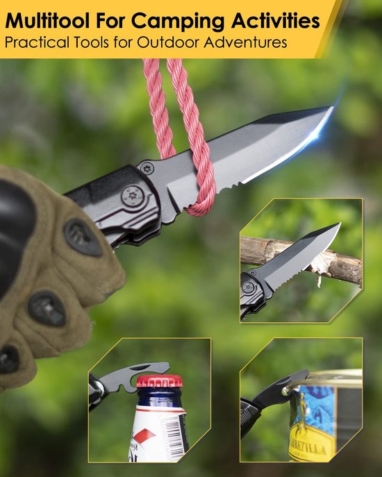 RAXCO 15-in-1 multitool voor mannen, met nylon tas, opvouwbare multifunctionele tang, roestvrij staal, met schaar, flesopener en schroevendraaier, voor outdoor en camping RAXCO 15-in-1 multitool voor mannen, met nylon tas, opvouwbare multifunctionele tang, roestvrij staal, met schaar, flesopener en schroevendraaier, voor outdoor en camping