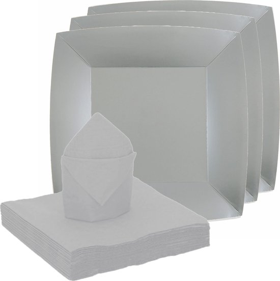Kerstfeest Servies Set voor 16 Personen, 73 Stuks Xmas Decoratie Papier