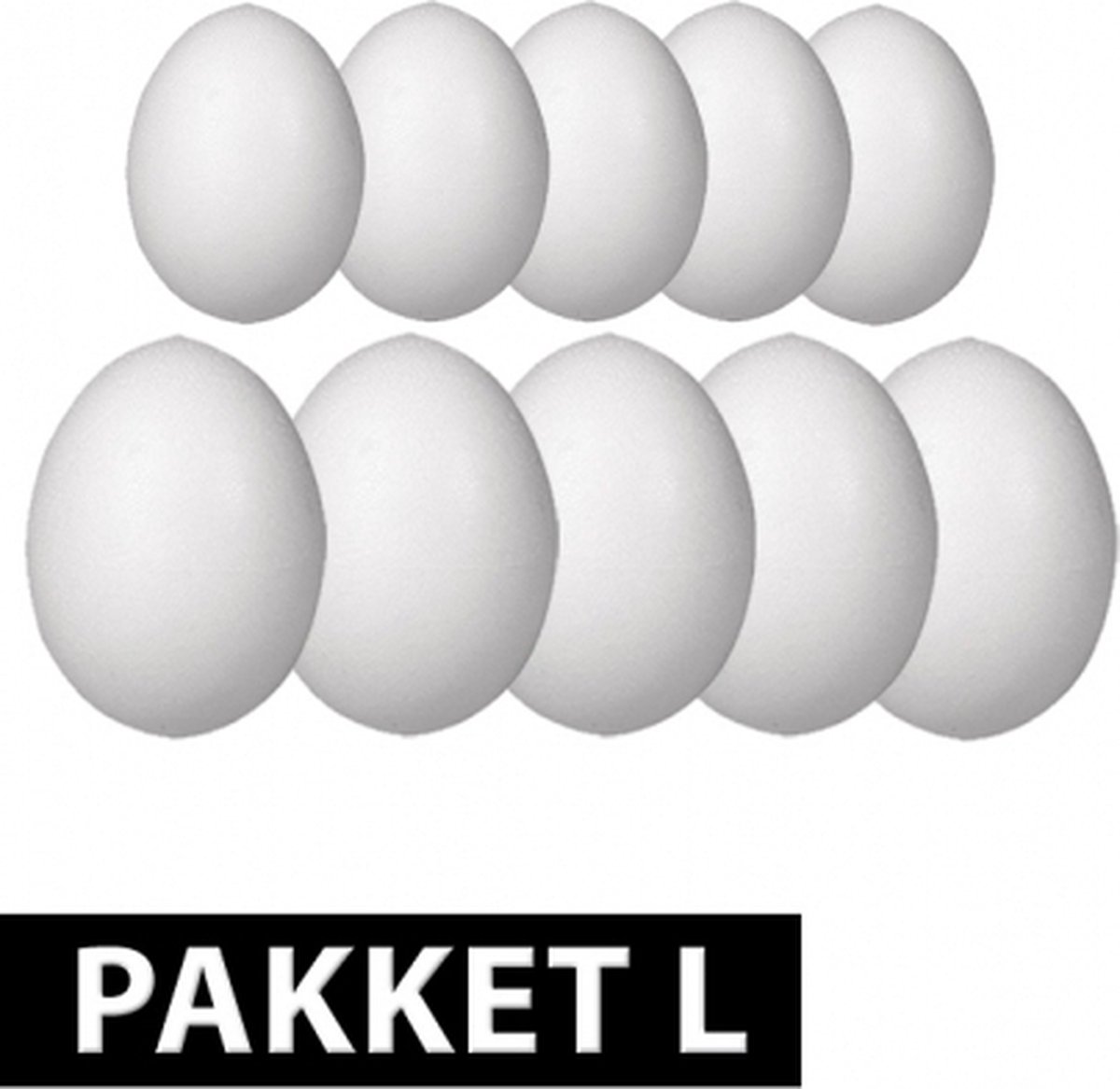 Piepschuim eieren pakket 10 stuks groot | bol.com