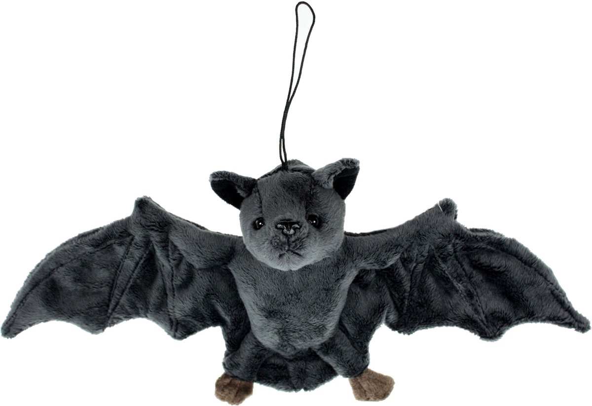 Cornelissen Pluche knuffel Vleermuis - 36 cm - Vleermuizen Halloween decoratie dieren