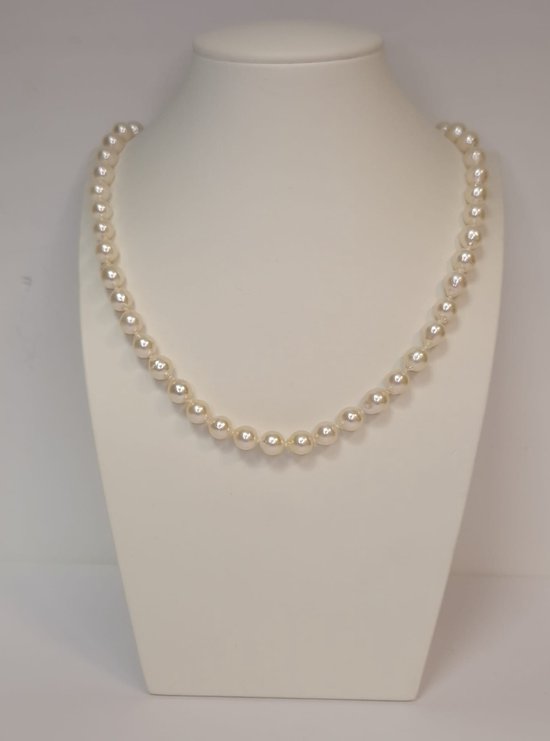 Perles - Akoya - collier - 18 carats - or rose - collier - vente