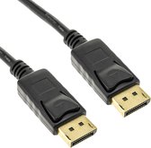 BeMatik - Displayport 1080p FullHD-kabel voor 50 cm digitale audio- en videotransmissie zwart
