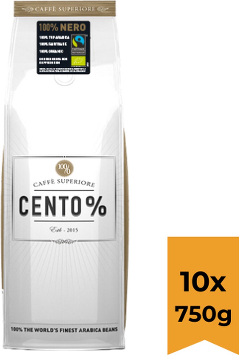 Cento% Nero | Donker gebrande koffiebonen