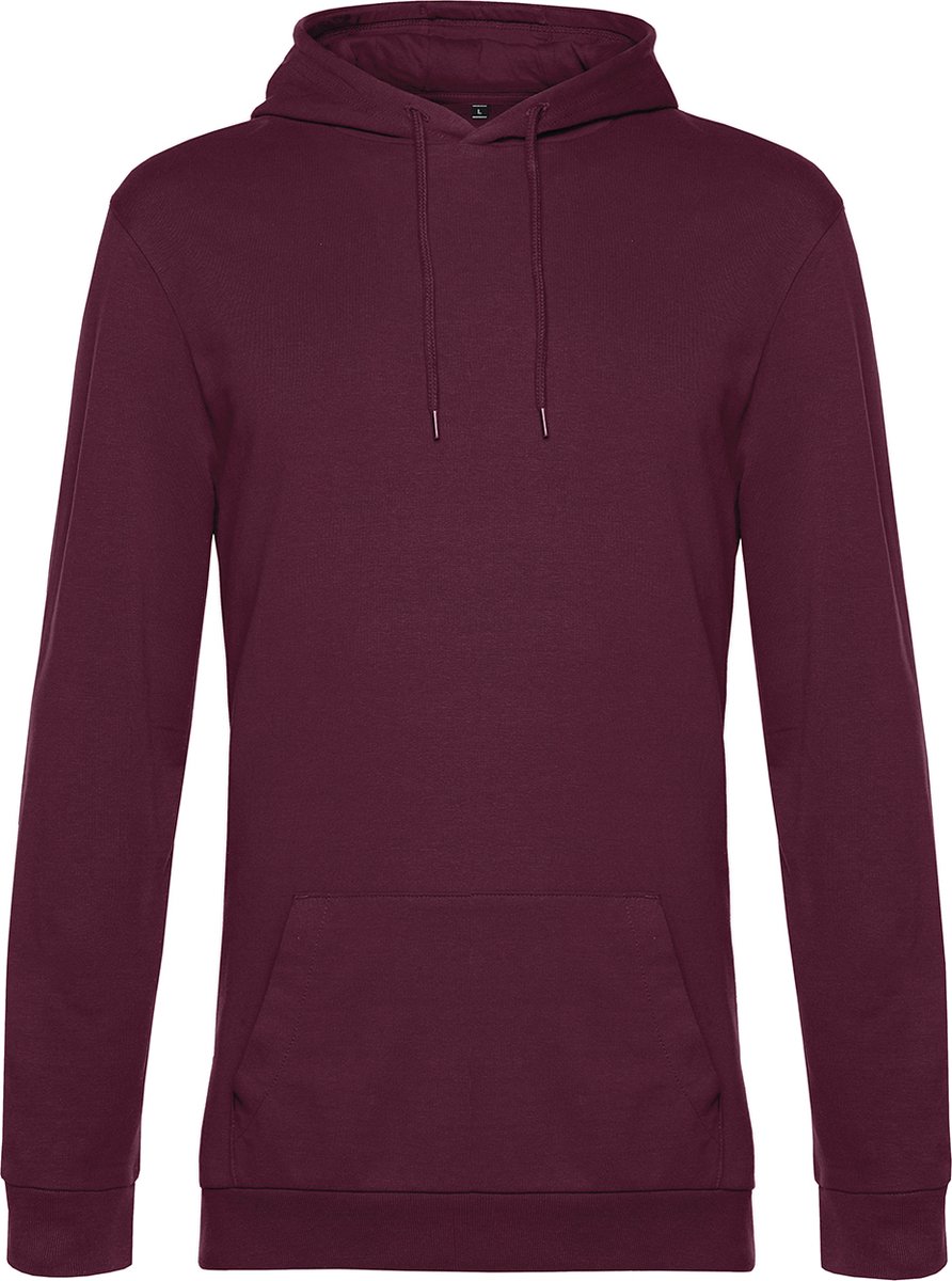 Hoodie French Terry B&C Collectie Wijnrood
