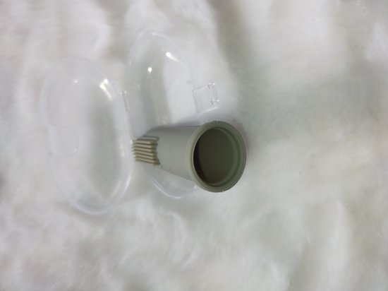 Verzorgingsset Baby-3 DELIG-Kado Pakket voor Baby uitzet lijst-Neusreiniger-Neus Aspirator baby-Medicijn dispenser met SPEEN-Vingertandenborstel baby-baby tandenborstel-Kadoverpakking-Neuszuiger baby-verkoudheid-baby-kind-Neusaspirator van VER — afbeelding 4