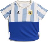adidas Performance Argentina Football Tee Het overhemd van de voetbal Jongen Blauwe 12/18 maanden