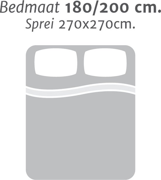 Couvre-lit Duo Quilt lit 2 personnes grand 180-200 cm. Jade