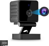 Looki Spycam Mini - Caméra de sécurité Full HD - Sans fil - Mini caméra cachée - Avec Wifi & App - Espionnage - Sans fil