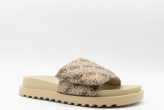 Guess Fabetzy Slippers - Dames - Beige - Maat 41