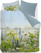 Beddinghouse Wildflowers dekbedovertrek - Eenpersoons - 140x200/220 - Blauw Groen