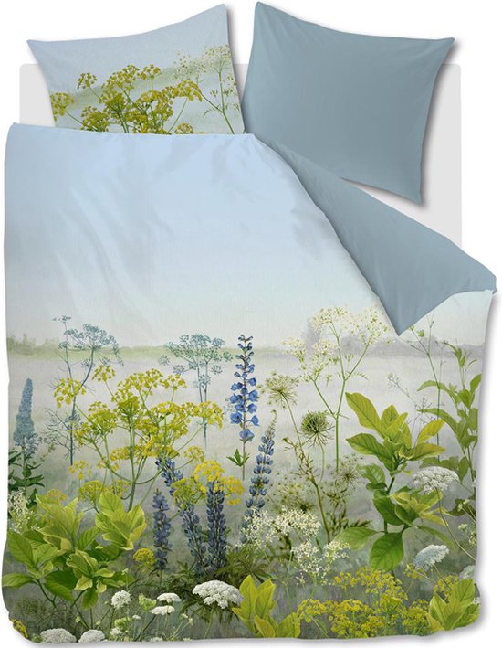 Beddinghouse Wildflowers - Dekbedovertrek - 200/220 - Blauw Groen