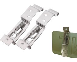 PD® - kentekenplaathouder - RVS - kentekenplaathouder auto - kentekenplaat klemmen - Set van 2 stuks