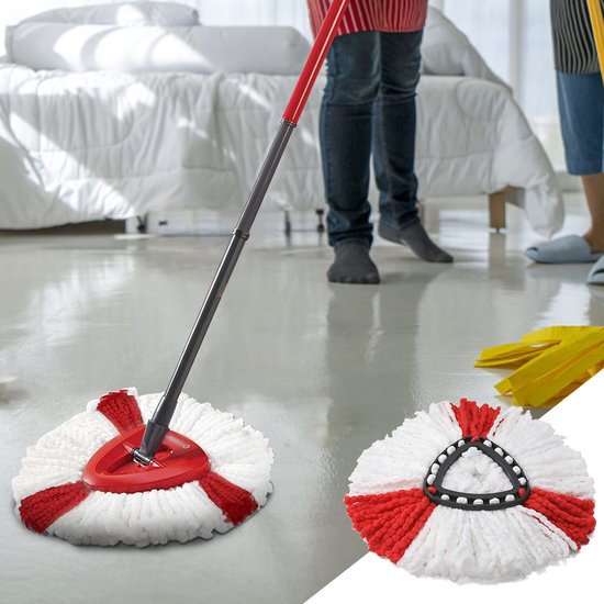 6x Recharge Mop compatible avec Vileda Turbo Remplacement Mop Pads