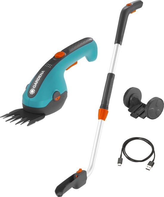 Accu Grasschaar Gardena ClassicCut Li – 8 cm precisiegrasmes, ergonomisch, oplaadbaar, telescoopsteel