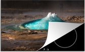 KitchenYeah® Inductie beschermer 77x51 cm - Voor de explosie van de Geysir in het Europese IJsland - Kookplaataccessoires - Afdekplaat voor kookplaat - Inductiebeschermer - Inductiemat - Inductieplaat mat