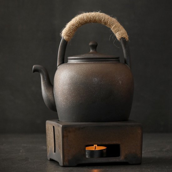 Design ASA porselein theepot en waxinelichthouder Germany - Web van Kringloopcentrum