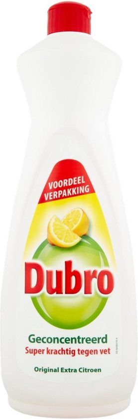 Foto: Dubro afwasmiddel limoen 3 x 550ml