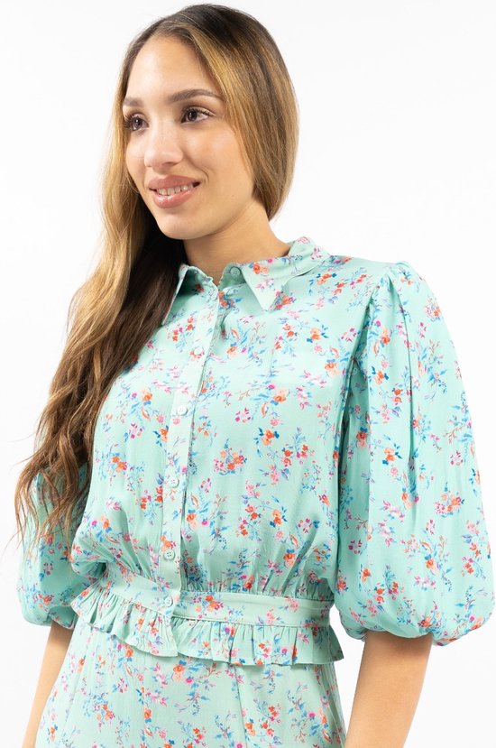 Silvian Heach Blu Polyester Women T-Shirt