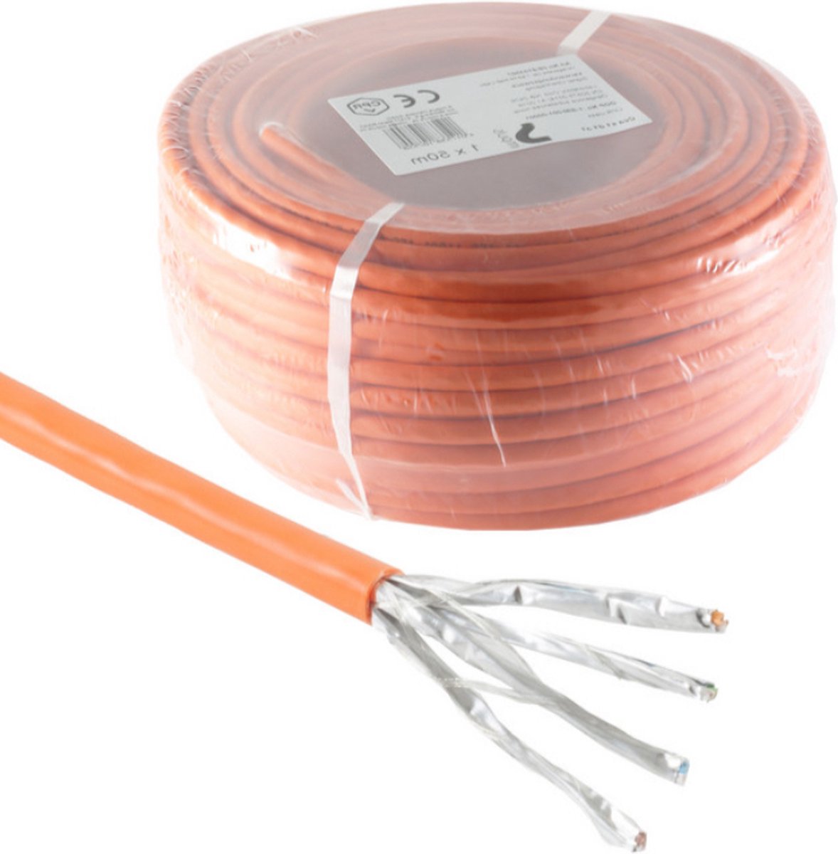Câble Ethernet Cat 7 Câble Réseau Cat 7 S/FTP AWG23 LSZH 5m 1000m