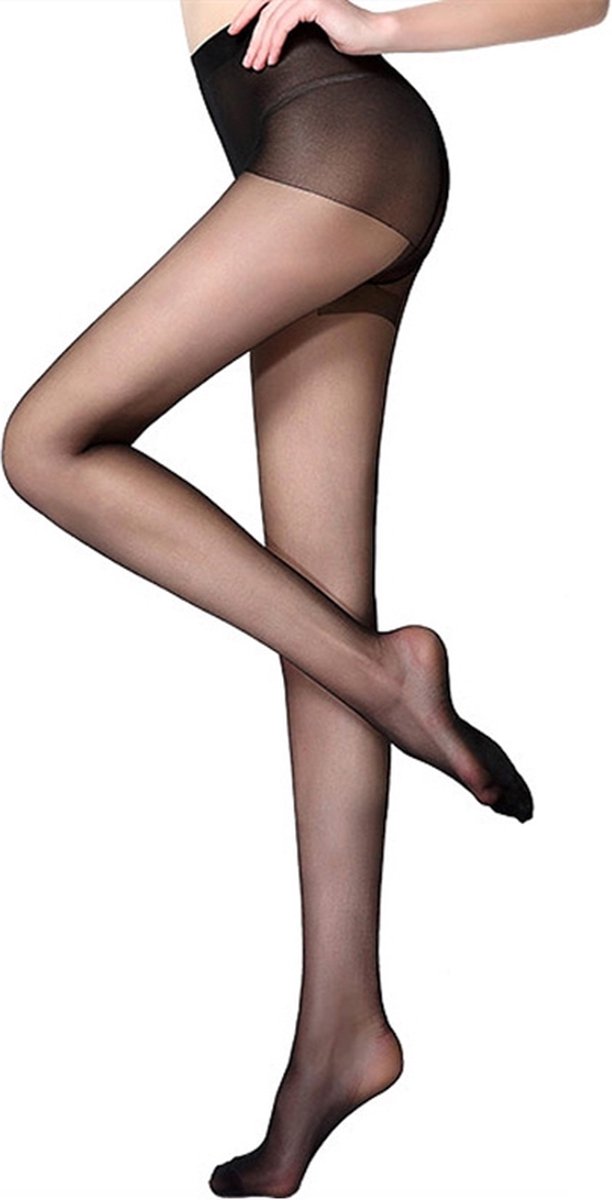 Hiden | Panty - Fashion - Dames panty - Transparante panty - 20D | Zwart